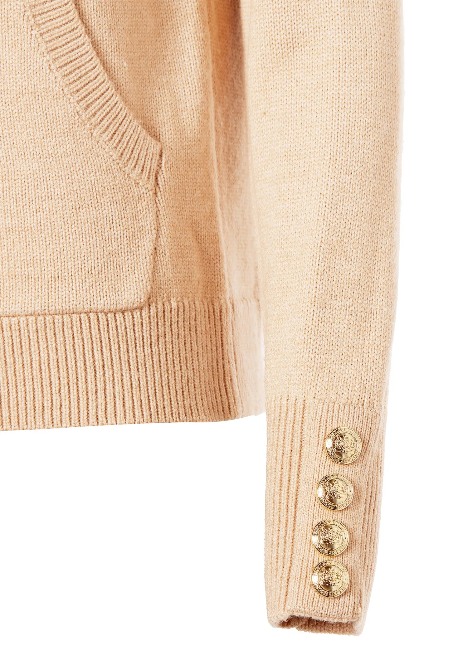 Sale Verbier Knitted Hoodie (Light Camel) Women Hoodies