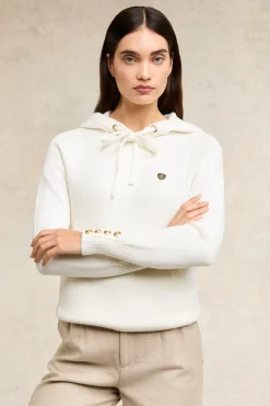 Outlet Verbier Knitted Hoodie Women Hoodies