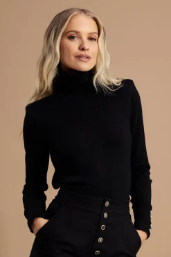 Best Victoria Cashmere Roll Neck Women Knitwear