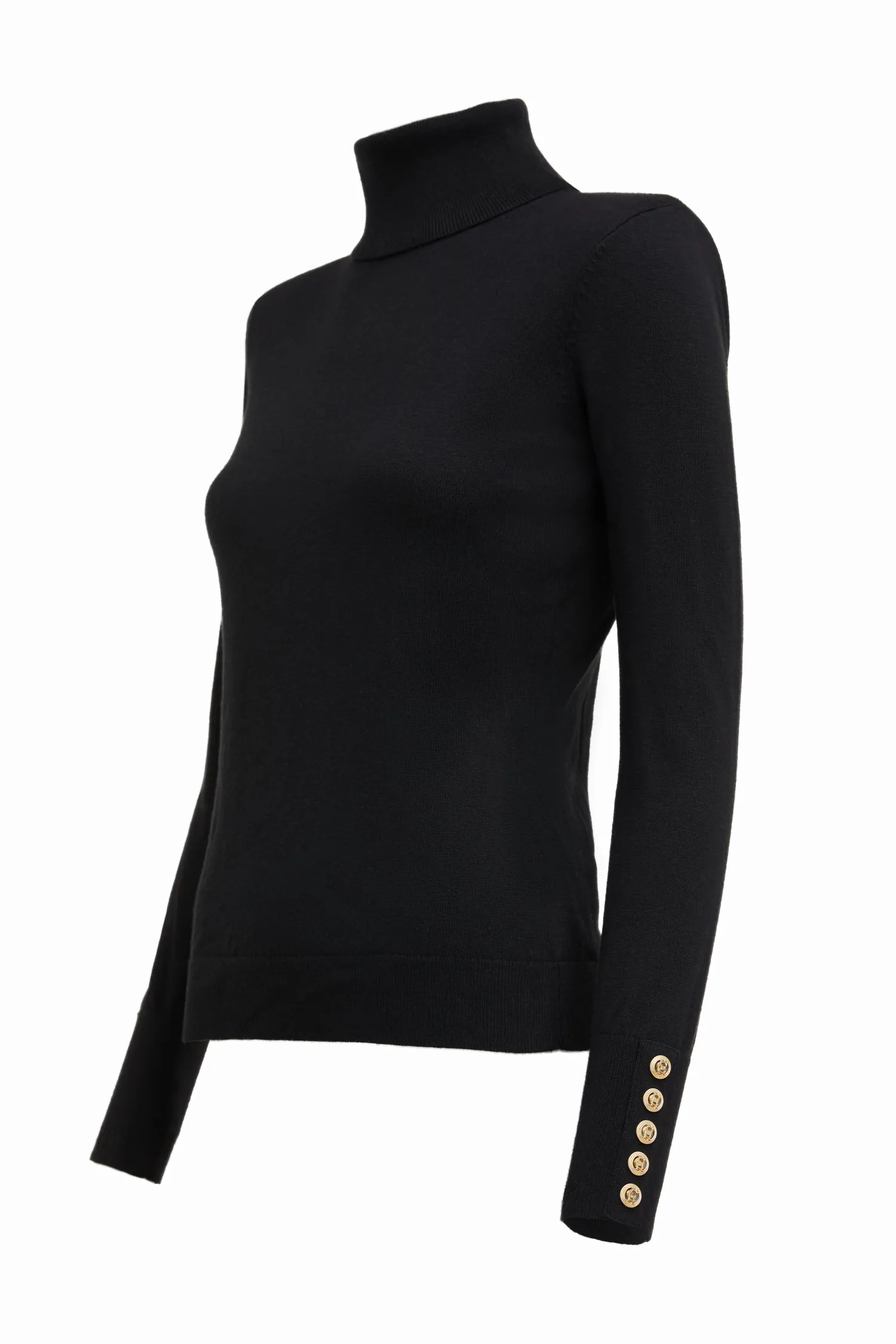 Best Victoria Cashmere Roll Neck Women Knitwear