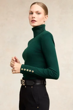 Discount Victoria Cashmere Roll Neck Women Knitwear