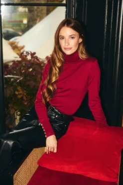 Hot Victoria Cashmere Roll Neck Women Knitwear