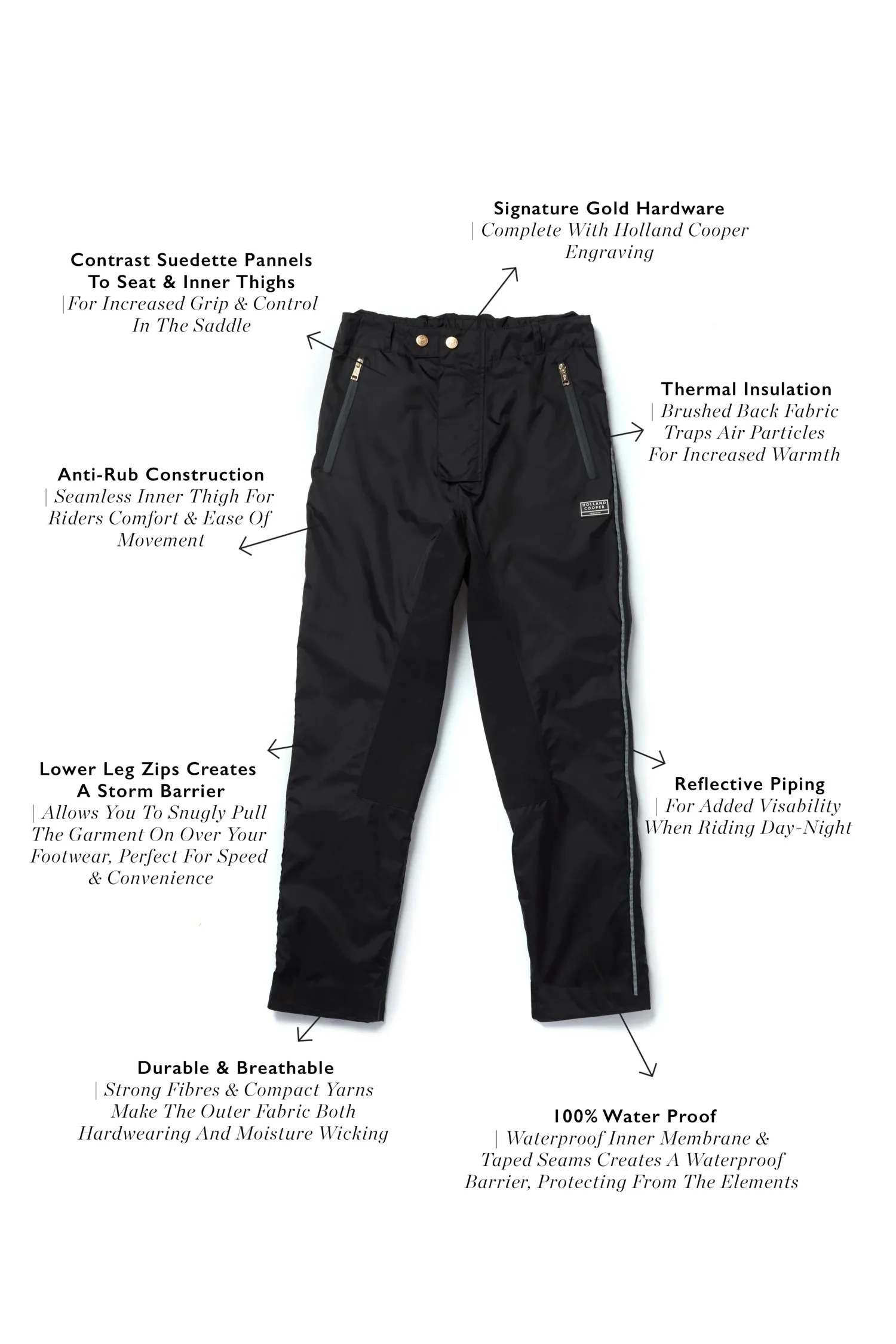New Waterproof Riding Trousers Waterproof Trousers