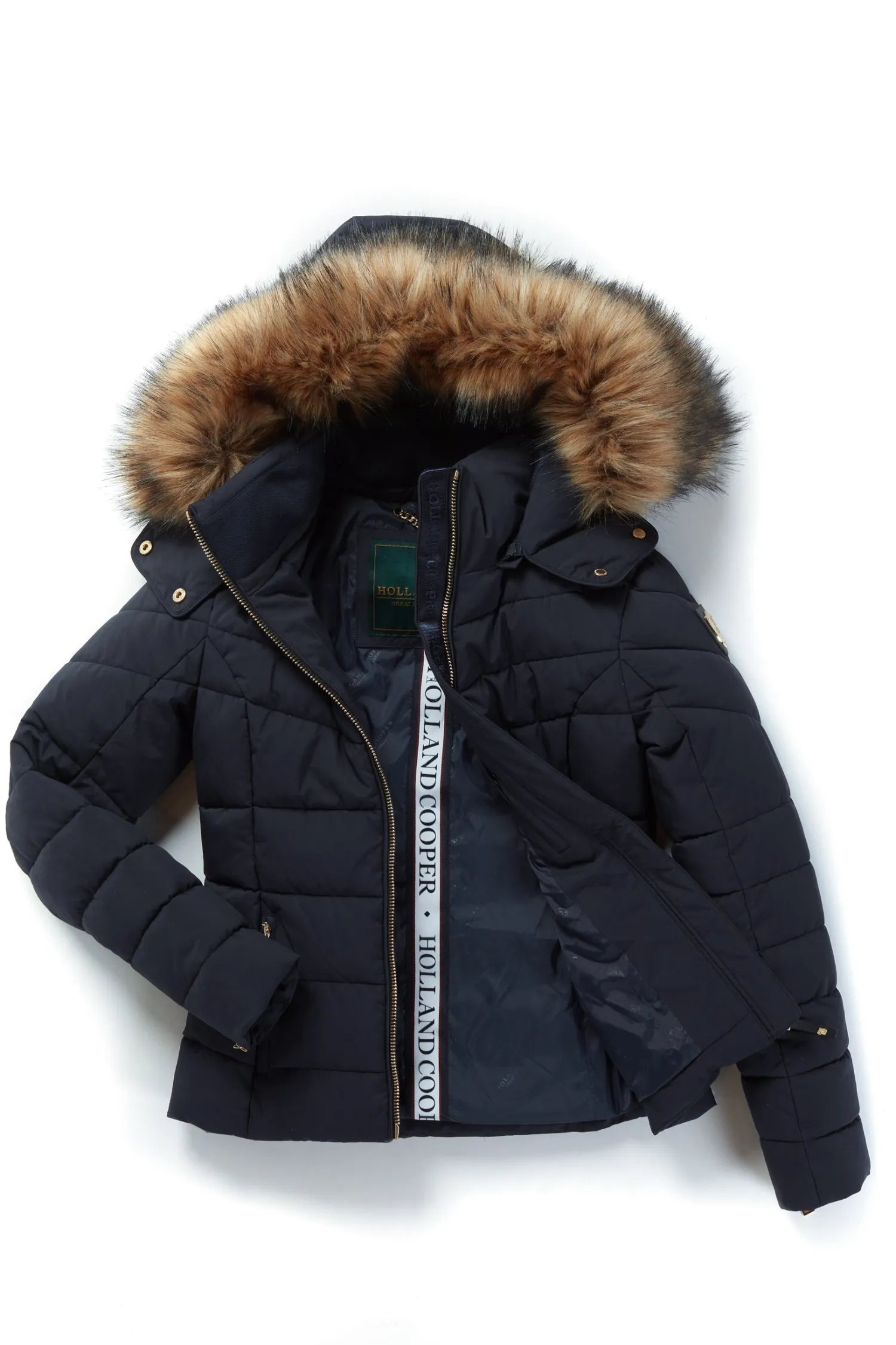 Hot Whistler Puffer Jacket (Ink Navy) Women Jackets