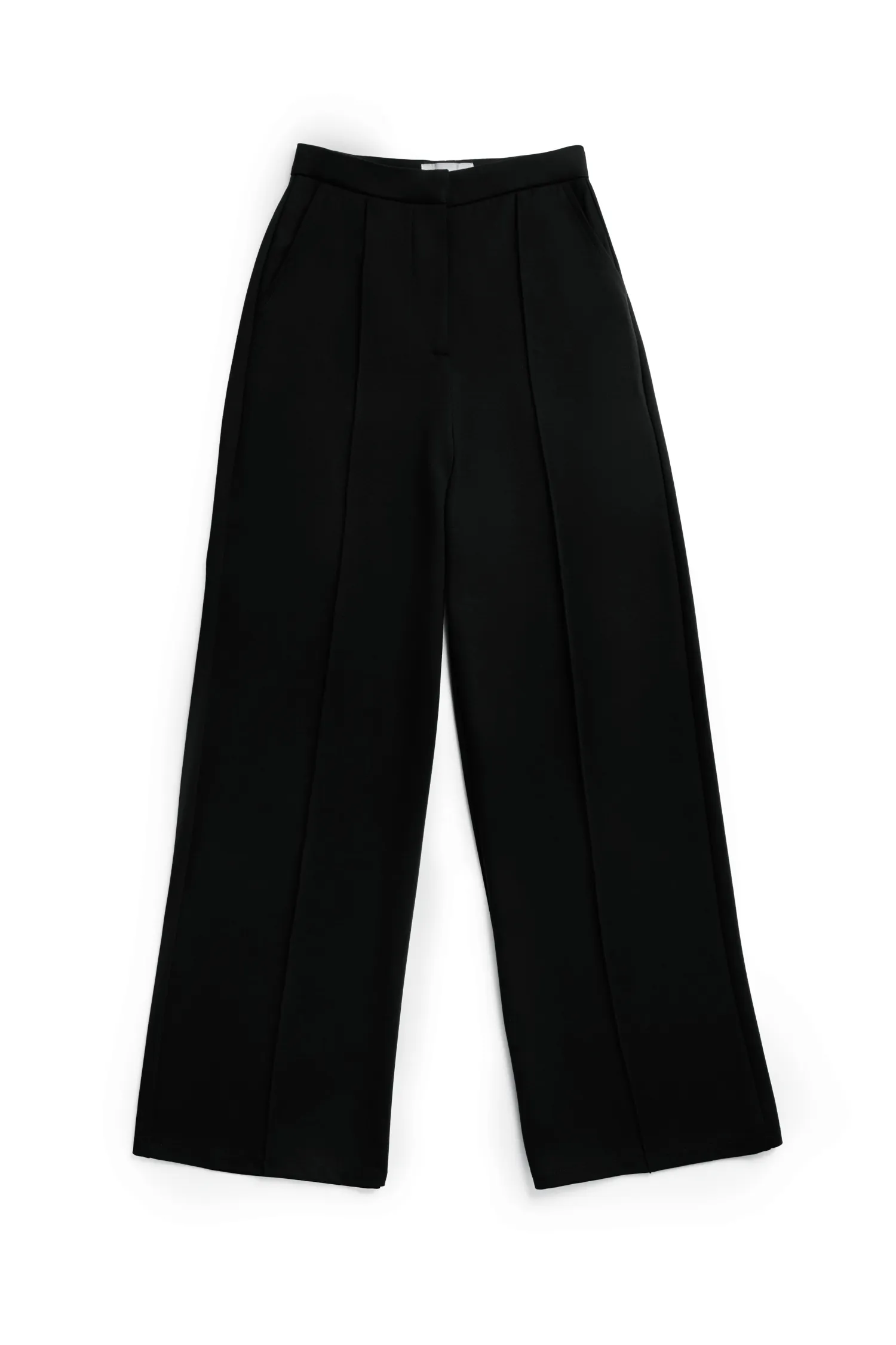 Hot Wide Leg Pant (Black Black) Women Trousers