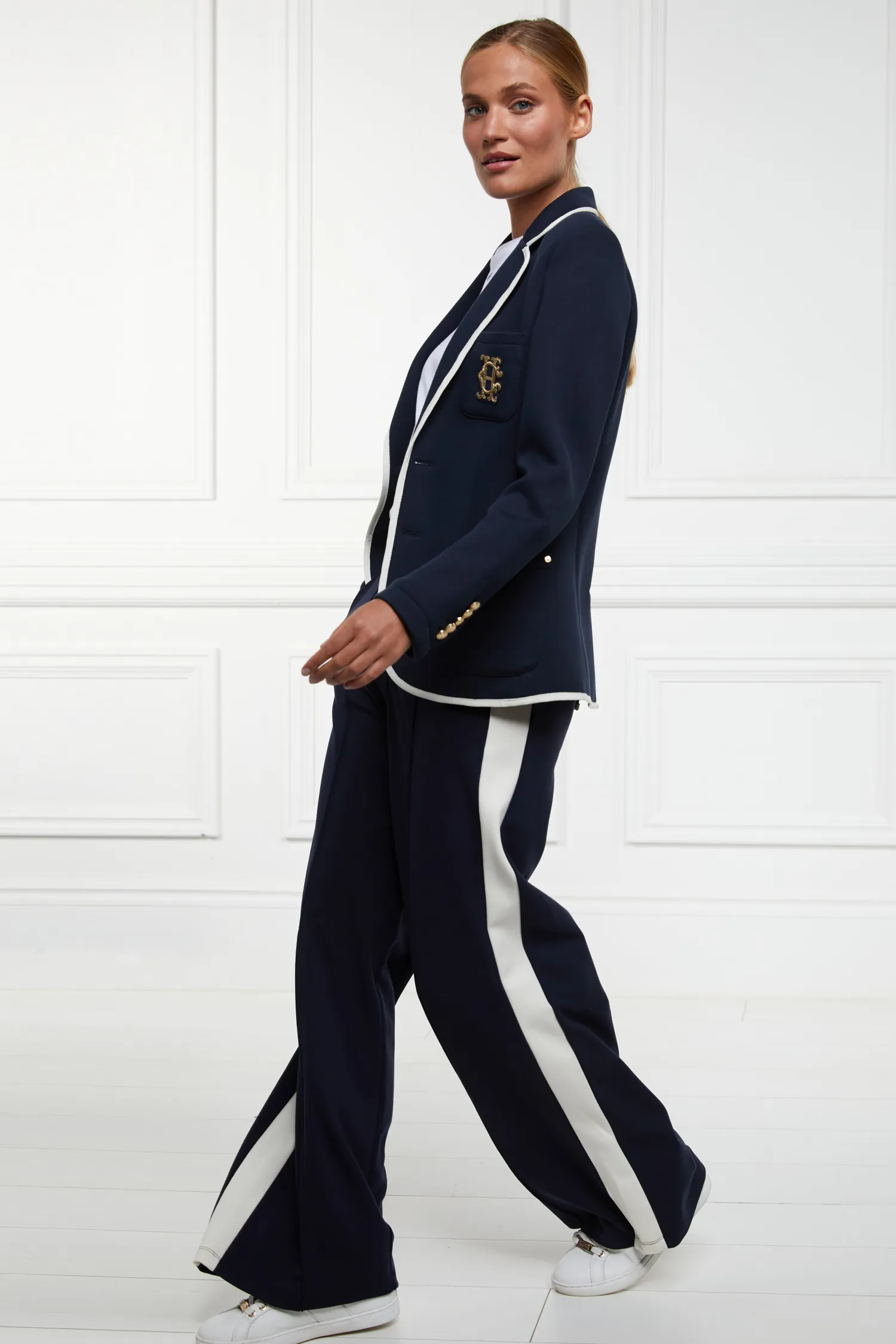 New Wide Leg Pant (Ink Navy) Women Trousers