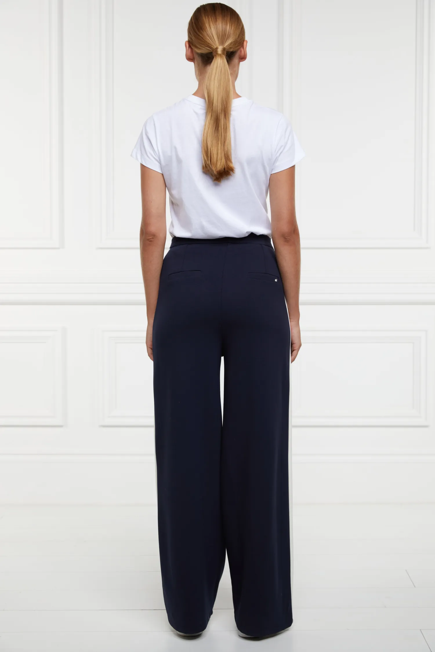 New Wide Leg Pant (Ink Navy) Women Trousers