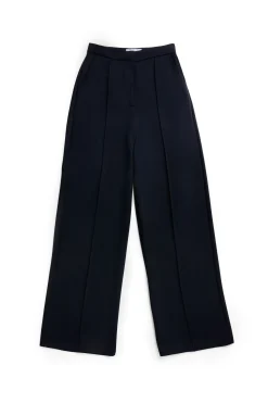 New Wide Leg Pant (Navy Navy) Women Trousers
