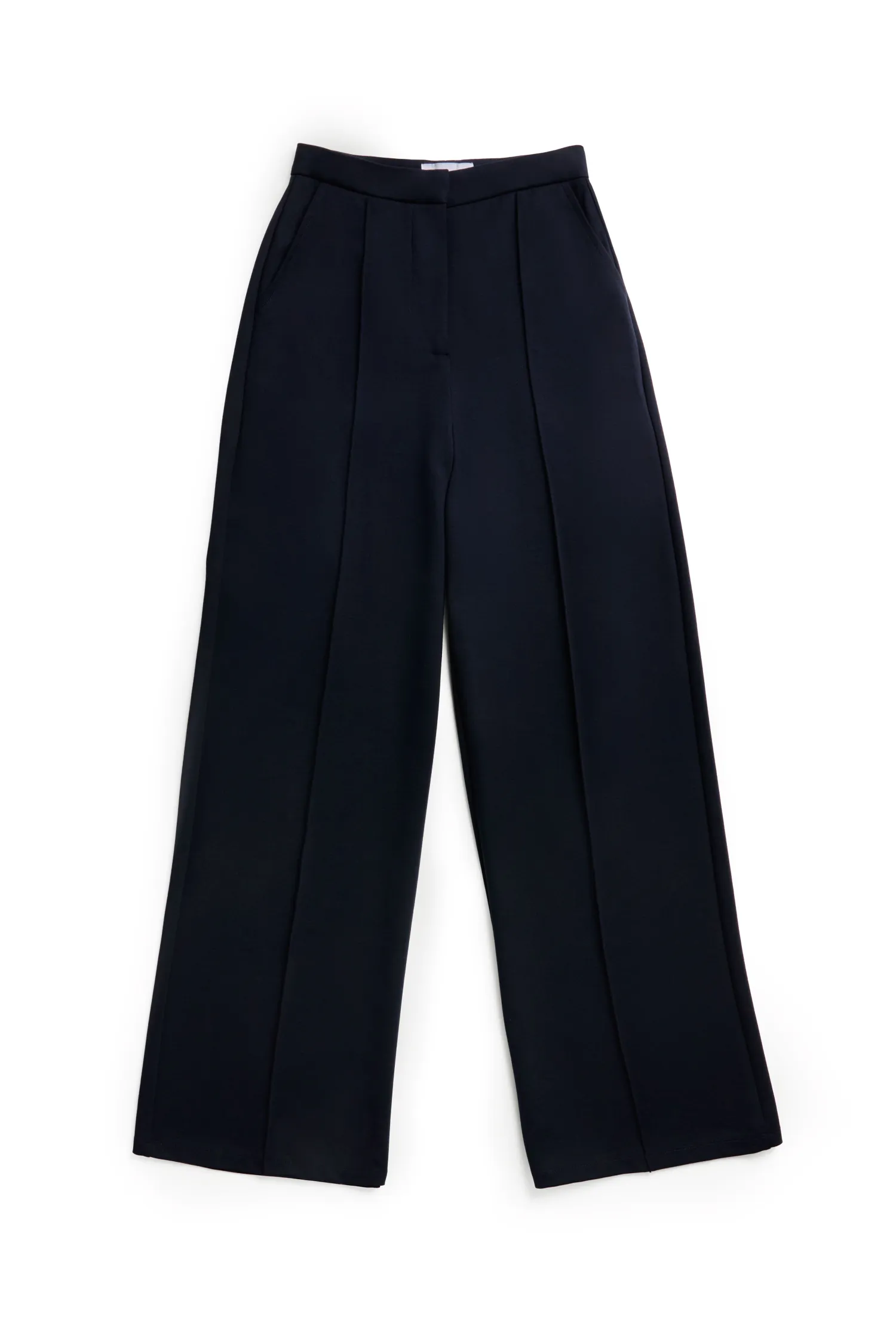 New Wide Leg Pant (Navy Navy) Women Trousers