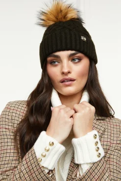 Discount Windsor Bobble Hat (Fern Green) Women Hats & Headbands|Hats & Headbands
