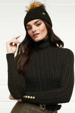 Discount Windsor Bobble Hat (Fern Green) Women Hats & Headbands|Hats & Headbands