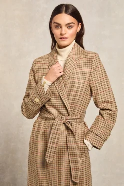 Outlet Wrap Coat (Charlton Tweed) Women Coats|Tailoring