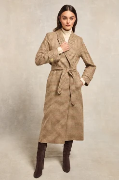 Outlet Wrap Coat (Charlton Tweed) Women Coats|Tailoring