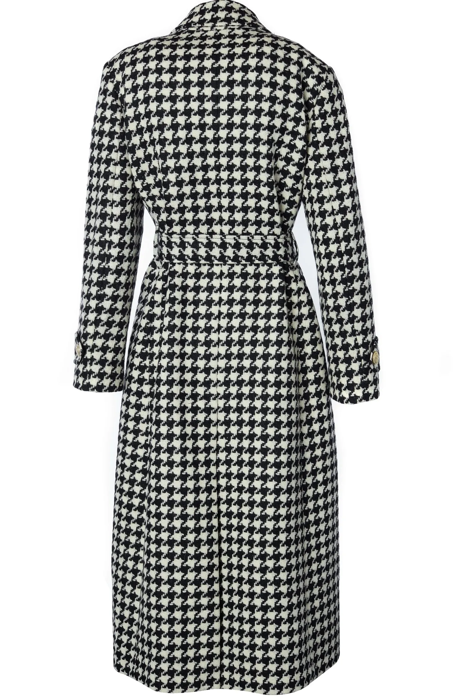 New Wrap Coat (Large Scale Houndstooth) Women Coats|Tailoring