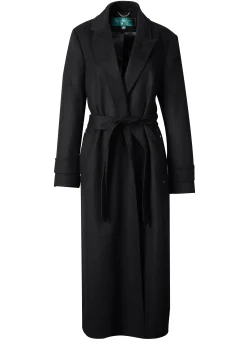 Best Wrap Coat (Soft Black) Women Coats|Tailoring