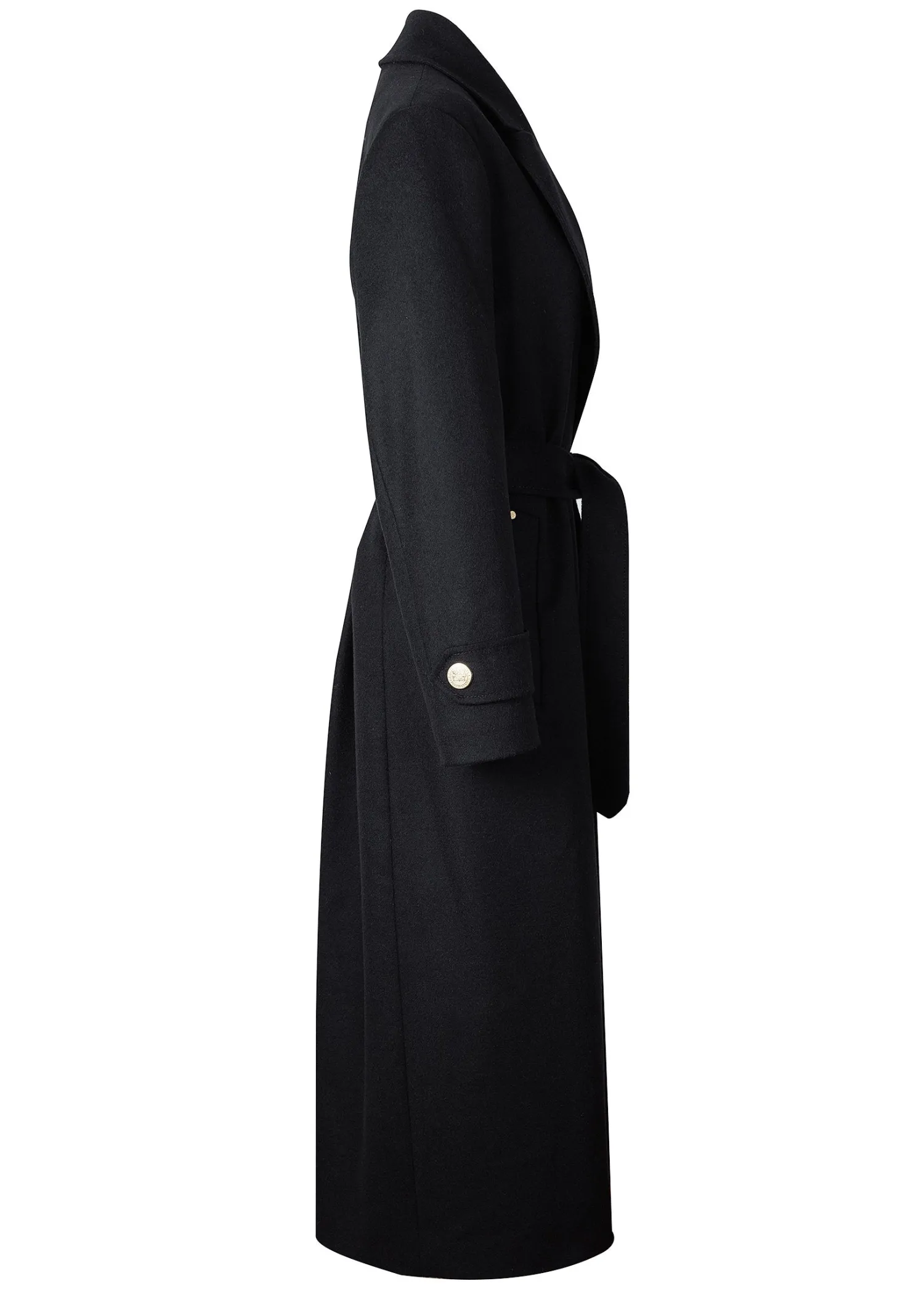 Best Wrap Coat (Soft Black) Women Coats|Tailoring