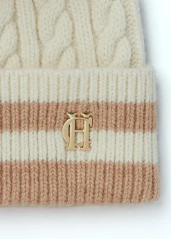 Fashion Zoe Bobble Hat ( Stripe) Women Hats & Headbands|Hats & Headbands