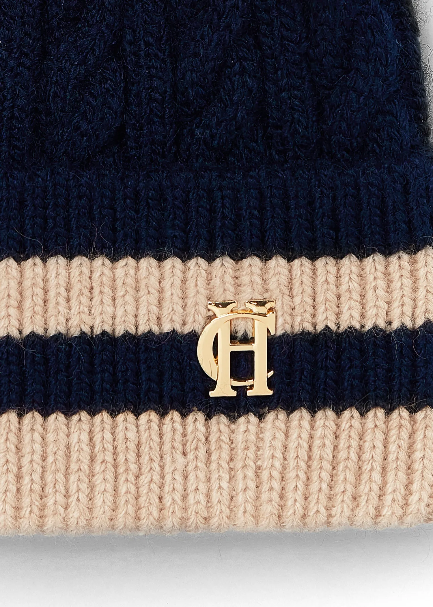 Online Zoe Bobble Hat (Ink Navy Stripe) Women Hats & Headbands|Hats & Headbands