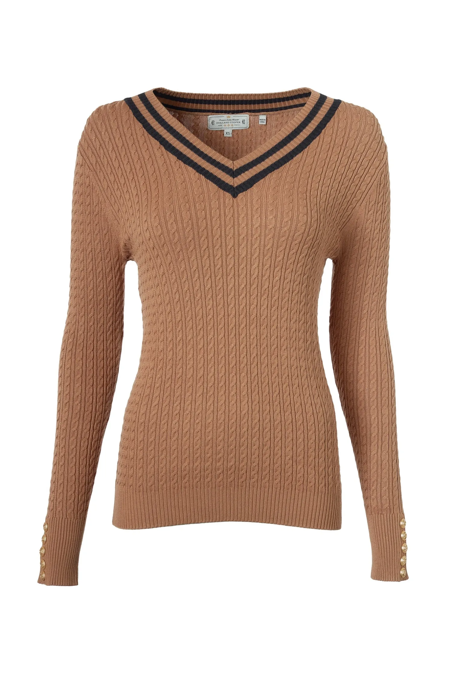New Zoe Knit (Dark Camel Marl) Women Knitwear