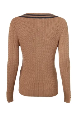 New Zoe Knit (Dark Camel Marl) Women Knitwear