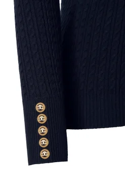 Best Zoe Knit (Ink Navy) Women Knitwear
